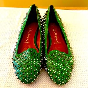 Jeffrey Campbell Ibiza flats slippers, leather. Not worn. Like new. Size Women 8